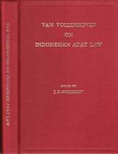 J F HOLLEMAN / Van Vollenhoven on Indonesian Adat Law Selections from Het 1st ed