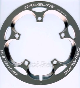gobike88 Driveline Titanium gray chainring guard 53T BCD130mm 130g, 337 grey - Picture 1 of 2
