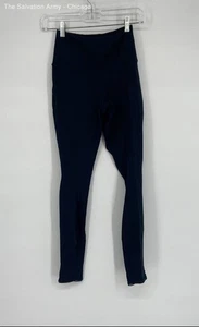 Lululemon Womens Navy Blue Elastic Waist Activewear Compression Leggings Size 4 - Picture 1 of 6