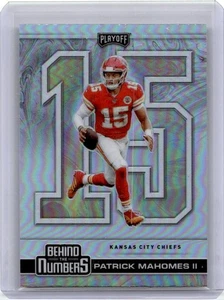 2020 Panini Playoff Behind the Numbers Patrick Mahomes II #BTN-9 Silver Prizm SP - Picture 1 of 2