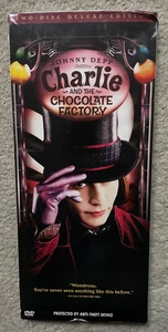 Charlie And The Chocolate Factory DVD 2-Disc Deluxe Ed. Long Box (New Free Ship) - Picture 1 of 4