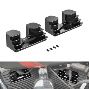 CNC Spark Plug Head Bolt Covers For Harley Dyna Low Rider Custom FXLR 1993-1994 - Picture 1 of 11