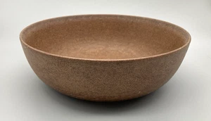 Vintage mid century modern bowl Ellingers Agatized Wood serving salad 9 1/4" - Picture 1 of 7