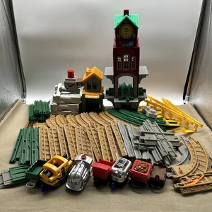 Fisher-Price GeoTrax Rail & Road System - Trains Tracks Buildings (72 Piece) - Picture 1 of 18