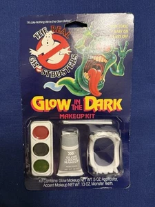 Vintage Real Ghostbusters Glow in the Dark Make-up Kit 1989 versiegelt siehe Beschreibung - Bild 1 von 2