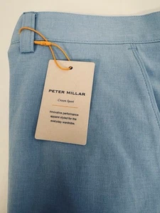Pantaloncini da bagno Peter Millar Shackleford ibridi da golf CBLU blu nuovi con etichette da uomo taglia 42 - Foto 1 di 10