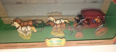 Elastolin Überfallkutsche 4cm in OVP absolut TOP - Bild 1 von 4