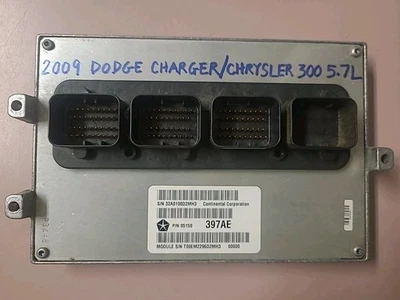 Dodge Charger Chrysler 300 2009 motor de 5,7 L computadora ECM ECU PCM 05150397AE Foto 1 de 3