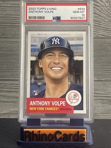 2023 Topps Living Anthony Volpe RC PSA 10 Yankees - Bild 1 von 2