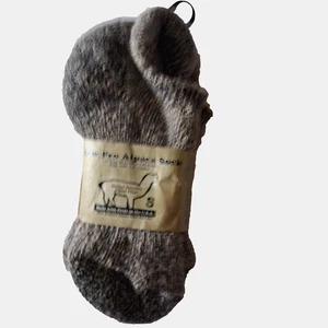 Calcetines botín mujer pequeños grises bajos profesionales de alpaca - Imagen 1 de 3