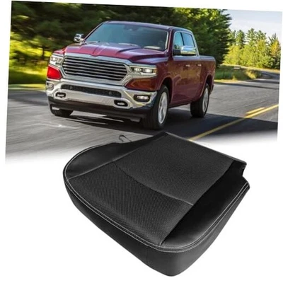 Driver Bottom Leather Seat Cover Fits for 2013-2018 Dodge Ram Laramie 1500