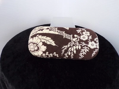 Eyewear Case Vera Bradley Tan & Brown Floral Hard Clamshell - Image 1 of 4