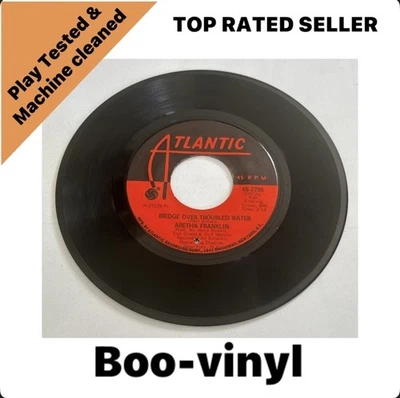 Aretha Franklin - Bridge Over Troubled Water  - US press - 7", Single Soul EX/M - Image 1 of 4