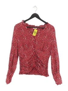 Joe Browns Women's Blouse UK 14 Red 100% Viscose Basic - Picture 1 of 5