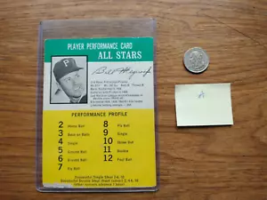Bill Mazeroski Scarce 1964 Baseball card Hasbro Challenge The Yankees Game HOF a - Picture 1 of 2