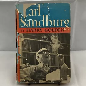 Carl Sandburg by Harry Golden World Publishing Company 1961 Hardcover Book Club - Imagen 1 de 9