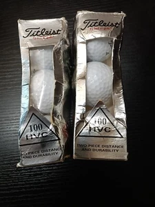 Titleist HVC-100 6 Golfbälle insgesamt 2 Hüllen neu im Paket - Bild 1 von 3