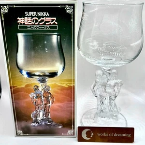 ×2 VTG Super Nikka whisky Glass interior Mythology Atlas venus Home decor Japan - Picture 1 of 19