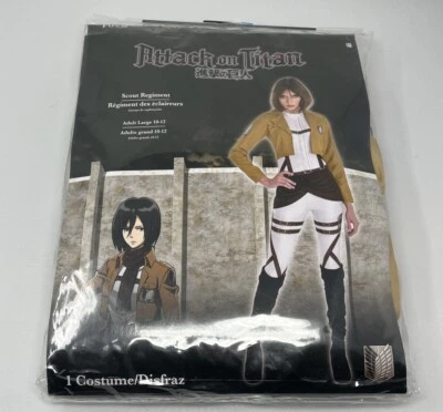 Disfraz de Halloween Attack On Titan Scout Regiment Adulto Grande (10-12) Juegos con disfraces Foto 1 de 4