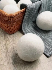 Natural Wool Tumble Dryer Balls Reusable Laundry Softener Pack Of 2 Eco Balls - Picture 1 of 4