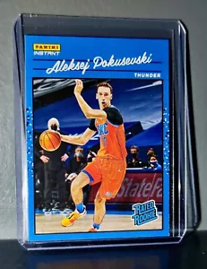 Carta retrò Aleksej Pokusevski 2020-21 Panini NBA #17 Rookie 1/3558 Thunder - Foto 1 di 2