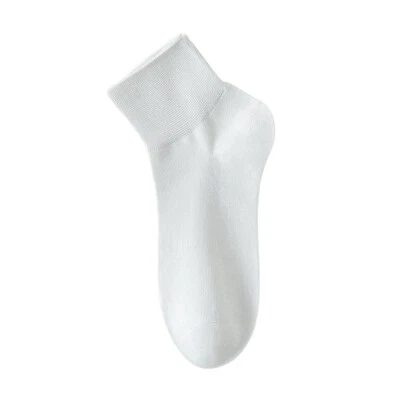 5 pares de calcetines finos de verano de algodón liso para mujer calcetines elásticos de media pantorrilla para exteriores Foto 1 de 4