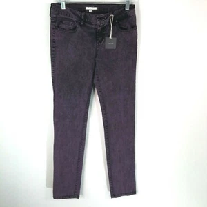 Heritage 1981 Womens Casual Regular Denim Purple Skinny Jeans Size 28 - Picture 1 of 10
