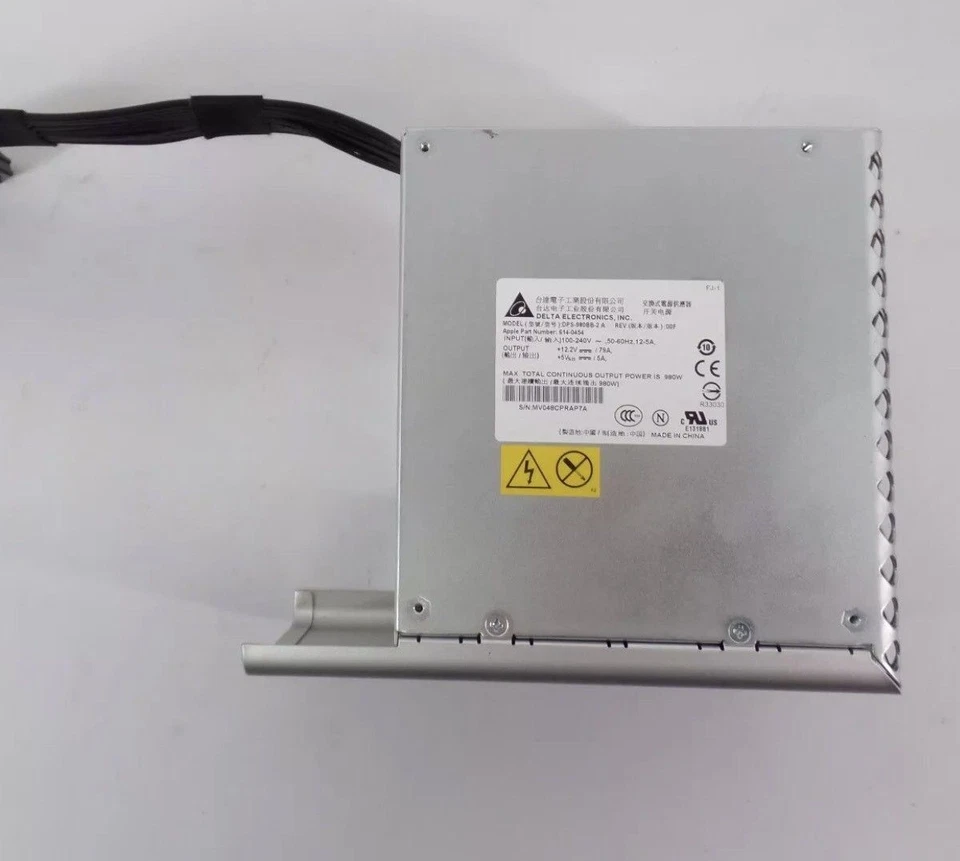 Genuine Apple Mac Pro A1289 980w Power Supply 614-0454 614-0435 DPS-980BB-1A/2A - Image 1 of 1