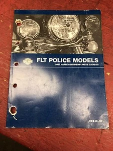 *Harley-Davidson 2007 FLT Police Models Parts Catalog, #99545-07* - Picture 1 of 2