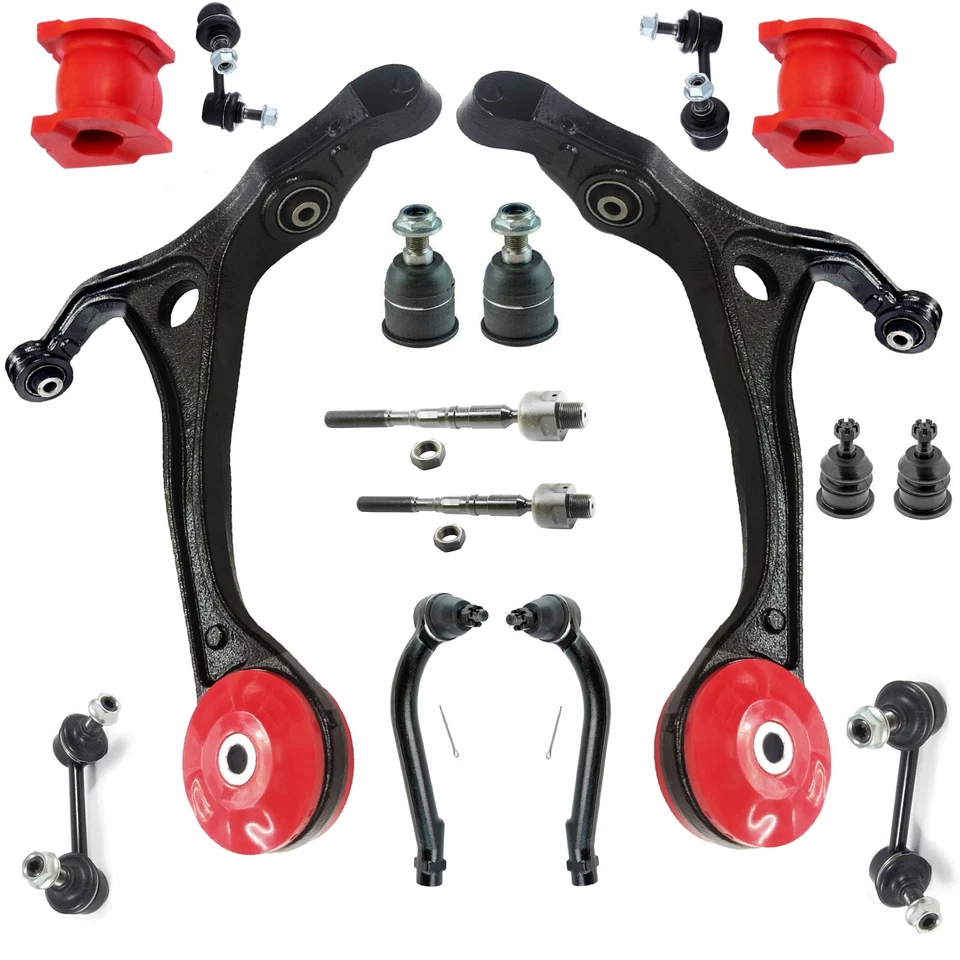 Kit de brazo de control inferior delantero de 16 piezas para Acura TL 2007-2008 Foto 1 de 4