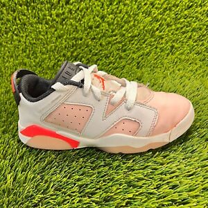 Nike Air Jordan 6 Retro Boys Size 1.5Y Pink Athletic Shoes Sneakers DV3528-102