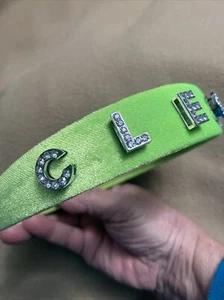 Krewe Of Cleopatra Green Rhinestone Headband Mardi Gras 2024 New Orleans NEW - Picture 1 of 7