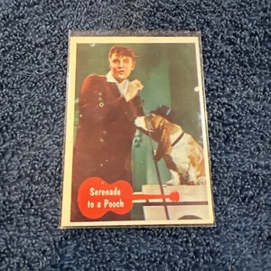 1956 Topps Elvis Presley Card # 40 Serenade to a Pooch EX/NMT! RARE - Picture 1 of 2