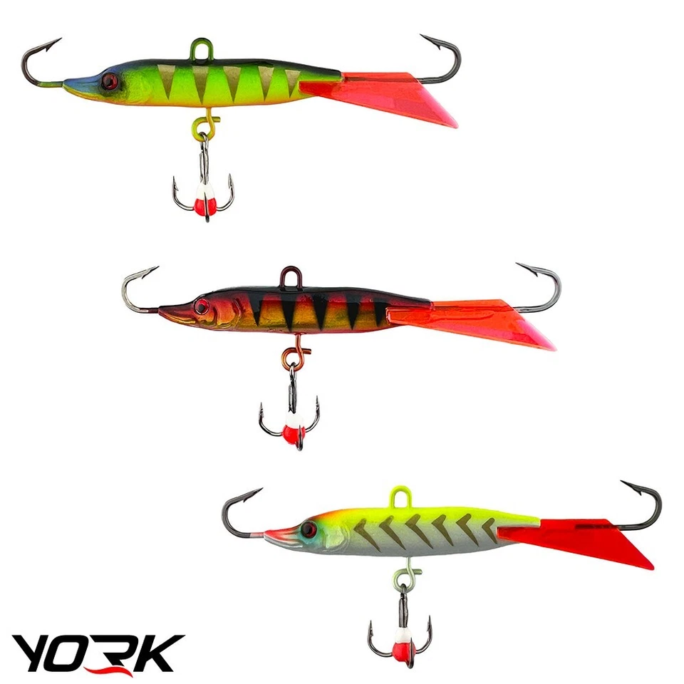 YORK VERTIKAL BALANCE PIKE JIG ZOCKER RAUBFISCH KÖDER EISANGELN HECHT FORELLE ZANDER