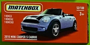 2021 MATCHBOX METRO POWER GRABS 52/100 - 2010 MINI COOPER S CABRIO - Picture 1 of 1