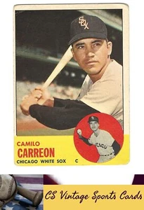 1963 Topps #308 Camilo Carreon - Picture 1 of 2