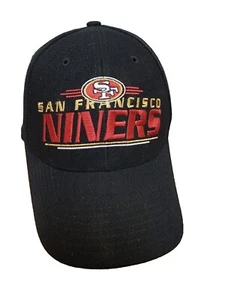 Vintage Twins Enterprise San Francisco 49ers Mens Logo Cap Black Snapback Hat - Picture 1 of 4
