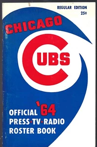 1964 Chicago Cubs Baseball Media Guide - Picture 1 of 2