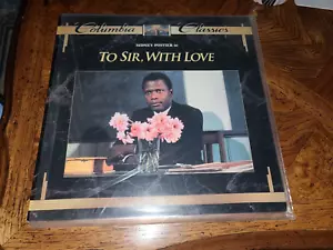 TO SIR, WITH LOVE Laserdisc Sidney Poitier - Picture 1 of 2