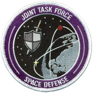 JOINT TASK FORCE-SPACE DEFENSE -JTF-SD-USSPACECOM- Schriever SFB- PARCHE VEL USSF - Imagen 1 de 5