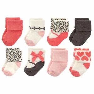 Luvable Friends Socks, 8-Pack, Leopard - Picture 1 of 1