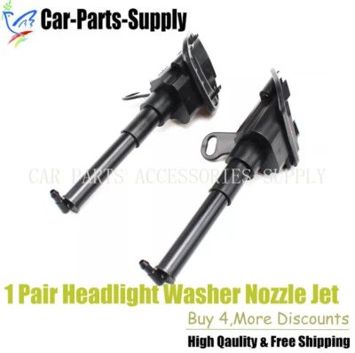 2Pcs Headlight Washer Nozzle Jet Cylinder for VOLVO XC90 11-14 31283784 31283785 - Image 1 of 4
