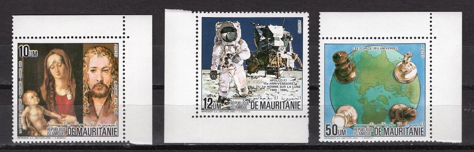 MAURITANIA 1984 AJEDREZ Y EVENTOS M973 Foto 1 de 1