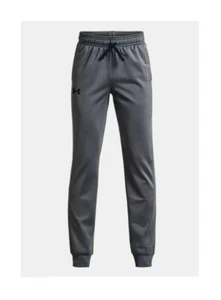 NWOT Under Armour Boys Youth Rival Fleece Tapered Joggers Gray Size YXS $50 1E25 - Picture 1 of 1
