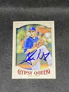 Steven Matz New York Mets 2016 Topps Gypsy Queen Signed Auto Card #63 ~ COA - Picture 1 of 3