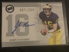 2004 Press Pass Autographs Silver John Navarre 87/200