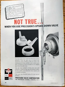 Precision Valve Corp Yonkers NY 1961 Print Ad - Picture 1 of 1
