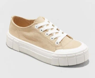 Mad Love Women's Fran Sneakers Tan - SIZE 9 - Image 1 of 4