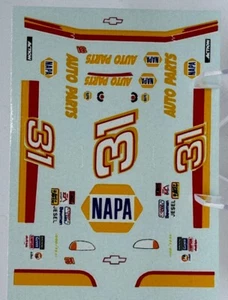 HO Scale Slot Car Water Slide Decal, Silk Screen w/ White NOT A COLOR COPY - NOS - Picture 1 of 1