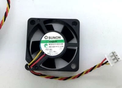 SUNON 3010 DC 12V MC3010V1-0000-G99 30*30*10MM 3-line ultra quiet cooling fan - Image 1 of 4